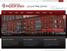 Tablet Screenshot of conradroofing.com